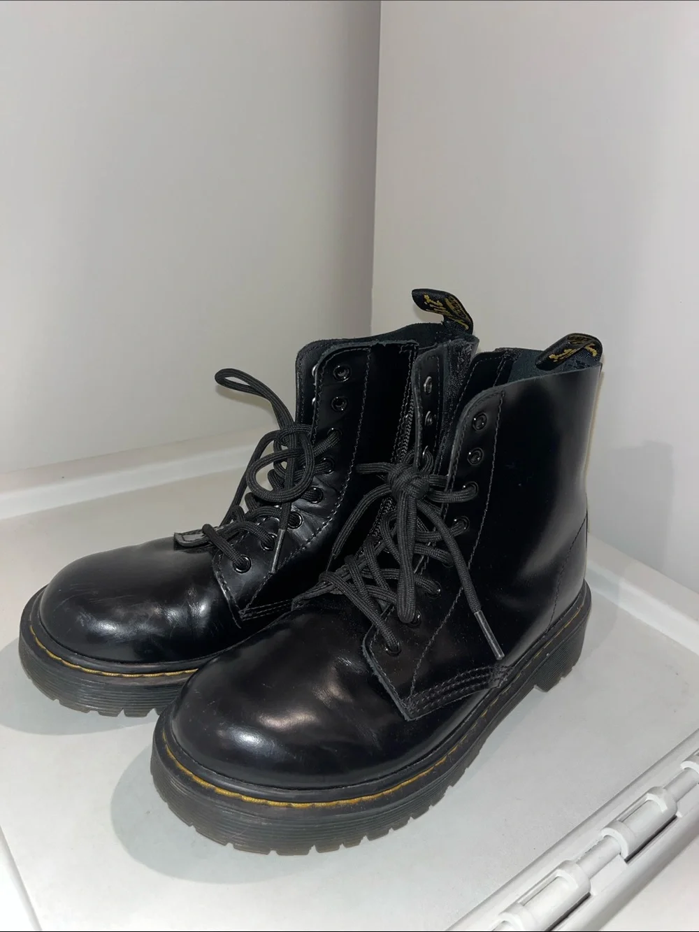 Black Big Girl  Dr Martens Boots